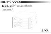 Icy Dock MB673SPF Manual Del Usuario