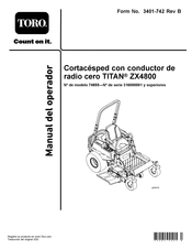 Toro 74855 Manual Del Operador