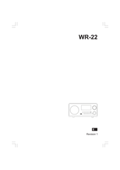 Sangean WR-22 Manual De Instrucciones