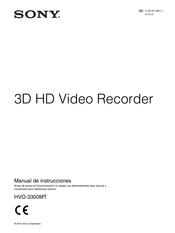 Sony HVO-3300MT Manual De Instrucciones