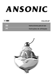 Ansonic FCA-976-NF Instrucciones Para El Uso