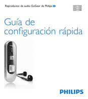 Philips GoGear SA011108S Guía De Configuración Rápida