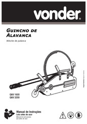 vonder GAV 3200 Manual De Instrucciones