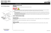 Leviton Opt-X SPLCS-124 Instrucciones De Instalación