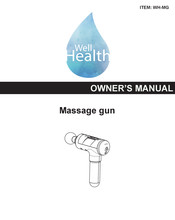 Well Health Massage gun Instrucciones De Uso