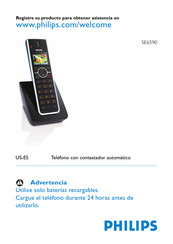 Philips SE6590B/37 Manual De Instrucciones