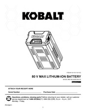 Kobalt KB 680-06 Manual De Instrucciones