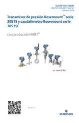 Emerson Rosemount 3051SF Serie Guia De Inicio Rapido