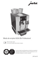 Jura GIGA X9c Professional Modo De Empleo