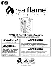 Real Flame 1726LP Manual Del Propietário