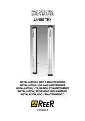 Reer JANUS TRX Instalación Uso Y Mantenimiento