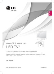 LG 29LN300B Manual Del Usuario