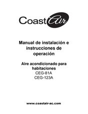 Coast Air CEG-123A Manual De Instalación E Instrucciones De Operación