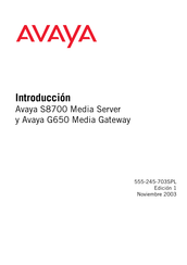 Avaya G650 Manual Del Usuario