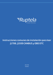 RUPTELA J1939 Instrucciones Comunes De Instalacion Pare Leer