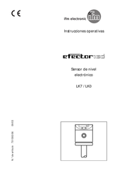 IFM Electronic efector 160 Instrucciones De Operación