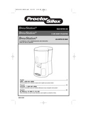 Proctor Silex BrewStation 44374 Manual Del Usuario