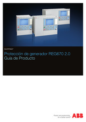 ABB Relion 670 REG670 2.0 Guía De Producto