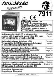 Trumeter 7911 Manual De Instrucciones