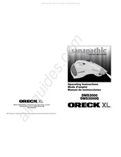 Oreck Sanapathic DMS2000 Manual De Instrucciones