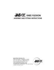 JAS ez knee flexion Instrucciones De Ensamblado