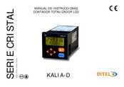 Ditel Cristal KALIA-D Manual De Instrucciones