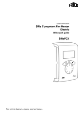 Frico SIReFCX Instrucciones Originales