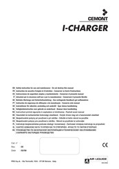 Air Liquide CEMONT I-CHARGER Instrucciones De Seguridad, Empleo Y Mantenimiento