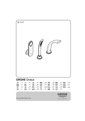 Grohe Ondus 36 047 Manual Del Usuario