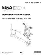 Boss Snowplow RT3 EXT Instrucciones De Instalación