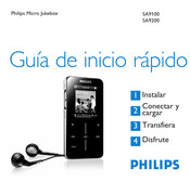 Philips GoGear SA9100 Guia De Inicio Rapido