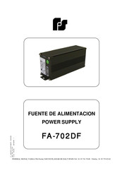 Federal Signal VAMA FA-702DF Manual Del Usuario