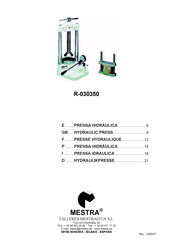 Mestra R-030350 Manual Del Usuario