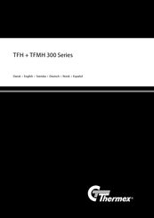 THERMEx TFMH 300 Serie Manual Del Usuario