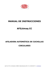 Elite AFILAmaq CC Manual De Instrucciones