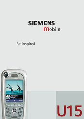 Siemens Mobile U15 Manual Del Usuario