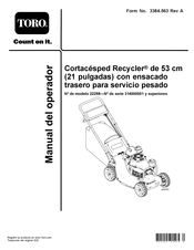 Toro 22298 Manual Del Operador