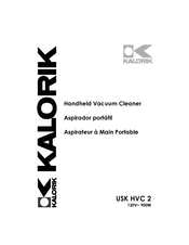 Kalorik USK HVC 2 Manual Del Usuario