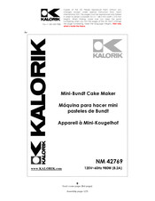 Kalorik NM 42769 Manual De Instrucciones