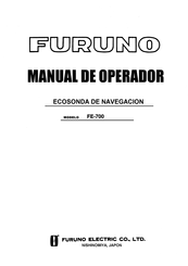 Furuno FE-700 Manual De Operador