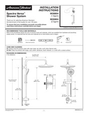 American Standard Spectra Versa 9035804 Instrucciones De Instalación