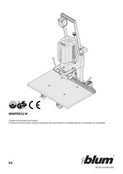 blum MINIPRESS M Manual De Instrucciones