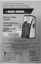 BLACK&DECKER Home CBM210C Manual De Instrucciones