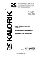 Kalorik WFVC 43331 Manual De Instrucciones