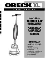 Oreck ORB557MC Serie Manual De Usuario