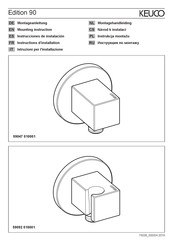 KEUCO Edition 90 59045 010001 Instrucciones De Instalación