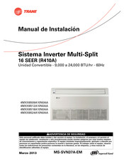 Trane 4MXX8509A10N0AA Manual De Instalación