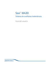 Plantronics Savi W430 Guia Del Usuario