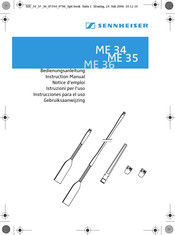 Sennheiser ME 35 Instrucciones Para El Uso