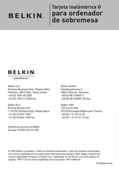 Belkin F5D7000 Manual Del Usuario
